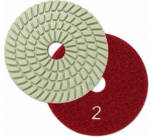 АГШК Spiral White д.100*2,5 №2 ГРАНИТ/МРАМОР | wet/dry HU-GO