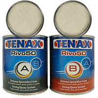 Клей эпоксидный Rivo-50 (бежевый, густой) 4+4л.TENAX 