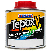Краситель для клея эпоксидного Tepox V (красный/жидкий) 0,25л.TENAX