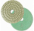АГШК Spiral White д.100*2,5 №3 ГРАНИТ/МРАМОР | wet/dry HU-GO