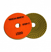 АГШК STEP 7 д.100*3,5 №1500 ГРАНИТ/МРАМОР | wet/dry оранжевый. TECH-NICK