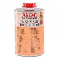 10718 Очень жидкий клей-шпаклевка прозрачно-медовый 1 кг, AKEMI