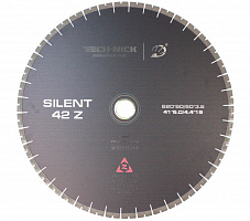 Диск сегментный бесшумный SILENT д.620*3,6*60/50 (41*5,0/4,4*15)мм | 42z/гранит/wet TECH-NICK