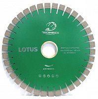 Диск сегментный Lotus д.400*2,8*60/50 (20*4,0/3,4*20)мм/B4-F1# | 49z/ГР/wet TECH-NICK