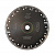 Диск турбо Black д. 230* 22,2 (2,4*7,5) тв.гранит/dry TECH-NICK